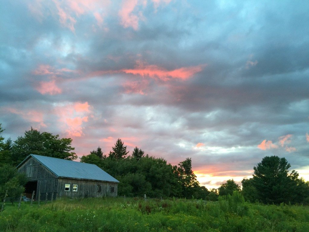 sunset clouds at lindas