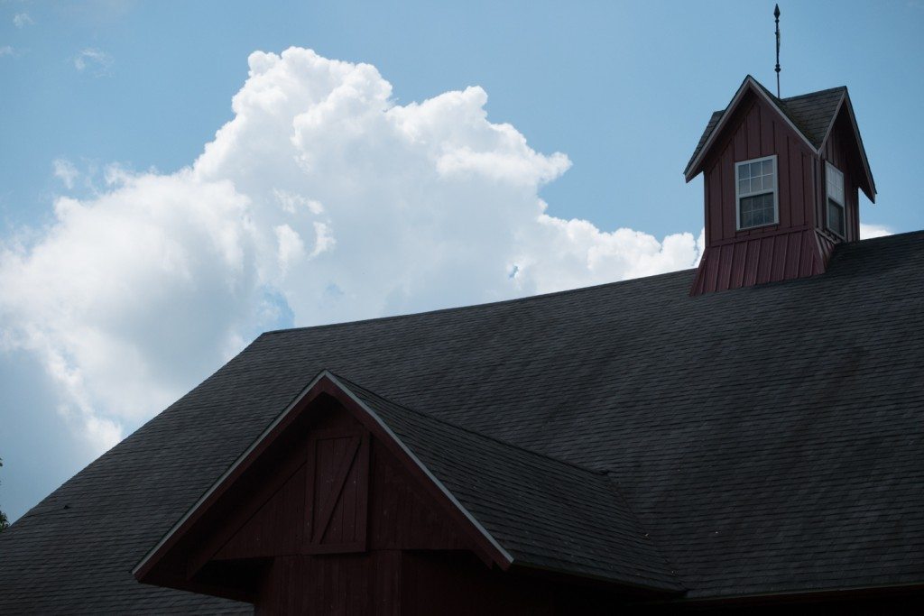 clouds barn