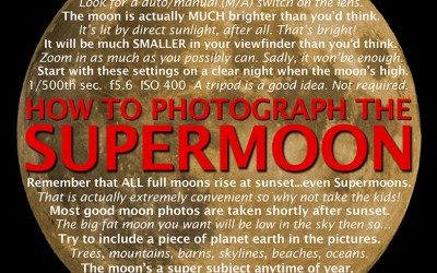 How to Photograph the SUPERMOON