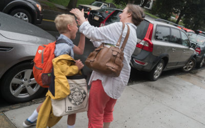 How I Photographed My Boys’ First Day of School