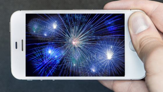 Photographing Fireworks with an iPhone